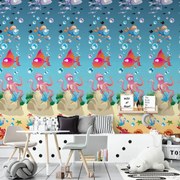 Papel de Parede infantil fundo do mar 0.52m x 3.00m