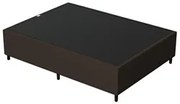 Base para Cama Box Casal 138x188cm Hit I02 Suede Marrom - Mpozenato