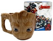 Caneca Porcelana 3D Baby Groot - 350 ml