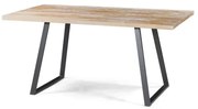 Mesa Jantar Boston Cor Driftwood Base Aco Grafite 160cm - 45340 Sun House