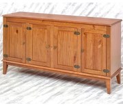 Buffet Antoine 4 Portas Amêndoa 150cm - 67881 Sun House