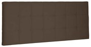 Cabeceira Painel Verona Para Cama Box Casal 140 cm Suede - D'Rossi - Caramelo