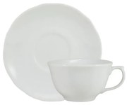 Xicara Café Com Pires 90Ml Porcelana Schmidt - Mod. Izabel 003