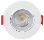 Spot De Embutir Redondo 3W 6500K Led Bivolt Ø7,4X2,5Cm | Opus Eco 3302...