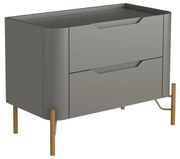 Mesa de Cabeceira Wilmer 2 Gavetas: Qualidade Superior e Design Clean