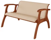 Sofá Namoradeira 2 Lugares Barcelona - Wood Prime LL 33044