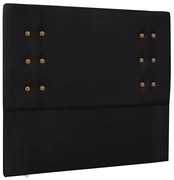 Cabeceira Cama Box Casal King 195cm Gênova Suede Preto - Sheep Estofados - Preto