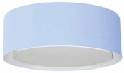 Plafon Para Sala de Jantar Cilíndrico SJ-3038 Cúpula Cor Azul Bebê