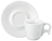 Xicara Chá Com Pires 200Ml Porcelana Schmidt - Mod. Bird 182