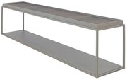 Sofá Table Lói Tampo Croco Fendi e Base Aluminium 188cm - 67840 Sun House