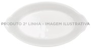 Travessa Oval Com Alça 20 Cm Porcelana Schmidt - Mod. Calorama 2° Linha