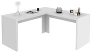 Mesa Angular para Escritório Home Office ME4116 MDP Branco G69 - Gran Belo