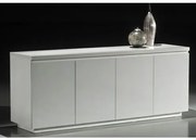 Buffet Agata Laca Branco Brilho 2,40 MT - 32405 Sun House