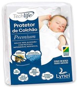 Protetor de Colchão Impermeável Baby Lynel Branco