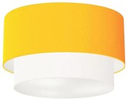 Plafon Para Banheiro Cilíndrico SB-3045 Cúpula Cor Laranja Branco