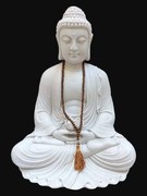 Buda em Marmorite 55cm + Japamala