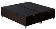 Base Cama Box Baú Casal Queen 158cm Hit I02 Corano Marrom - Mpozenato