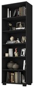 Livreiro Office Davi L01 Preto TX - ADJ DECOR