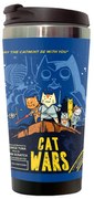 Copo Térmico 500ml Inox Gato Cat Wars