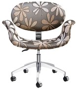 Cadeira 1970 Assento Multilaminado Aluminio Chenille 12392 Sun House