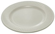 Prato Para Sobremesa De Cerâmica Lines Creme 21 Cm 17890 Wolff