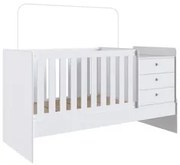 Berço Mini Cama Multifuncional Certificado pelo Inmetro BB680 Branco -