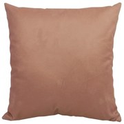 Capa de Almofada Prado em Suede Tons Rosê 45x45cm - Liso Rosê - Com Enchimento