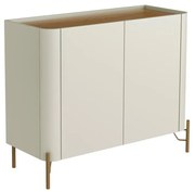 Buffet Wilmer 2 Portas Pés Metal Redondo