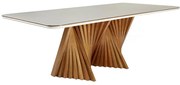 Mesa de Jantar com Vidro 220x110 cm Salitre - DT 55281