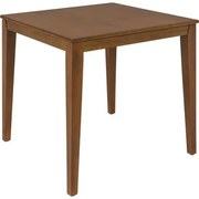 Mesa de Madeira Tramontina London Quadrada em Tauarí Amêndoa 4 Lugares 70 cm