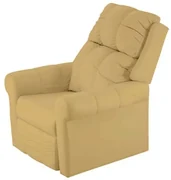 Poltrona Reclinavel Amalfi MH 3601 Courino Areia Clara - 55623 Sun House