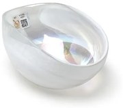 Bowl de Murano Branco Espiral Yalos