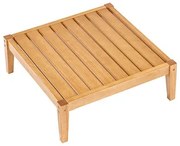 Mesa de Centro Cannes Ripada Base Mel 70cm - 72213 Sun House