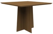 Mesa de Jantar Quadrada Tina 100 cm Imbuia - D'Rossi