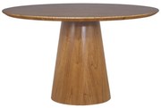 Mesa de Jantar Santorini Cinamomo Amêndoa 130 cm - Wood Prime 58736