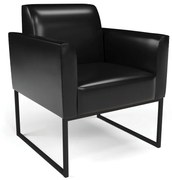 Poltrona Base Industrial Preto Marisa Corano D03 - DRossi - Preto