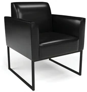 Poltrona Base Industrial Preto Marisa Corano D03 - DRossi - Preto