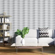 Papel de Parede Ondas Horizontais 0.52m x 3.00m