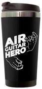 Copo Térmico 500ml Preto Air Guitar Hero Rock