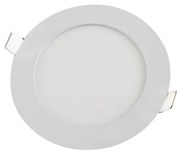 Plafon Led Embutir Redondo Branco 6W 110 - LED BRANCO QUENTE (3000K)