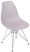 Cadeira Eames Colmeia Base Cromada - Fendi