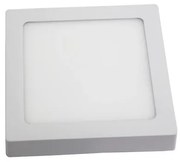 Plafon Led Sobrepor Branco 12W 16X16cm Yamamura - LED BRANCO QUENTE (3000K)