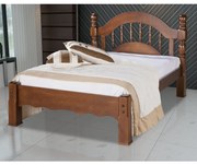 Cama de Casal Siena Madeira Maciça Bedroom -