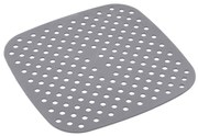 Tapete Protetor De Silicone Para Air Fryer 18,5Cm Cinza - Lyor