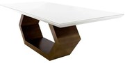 Mesa de Jantar Claire Com Vidro - Wood Prime DS 34171 2.20 x 1.10