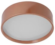 Plafon Sobrepor Aluminio Difusor Ravena 45Cm - COBRE