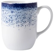 Caneca 360Ml Porcelana Schmidt - Dec. Esfera Azul 2413