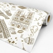 Papel de parede adesivo casual paris