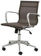 Cadeira Sevilha Eames Baixa Cromada Tela Cafe - 38050 Sun House