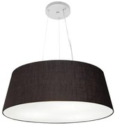 Lustre Pendente Cone Vivare Md-4002 Cúpula em Tecido 21/60x50cm - Bivolt